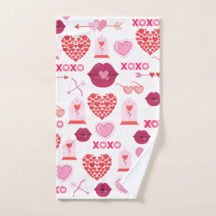Motif Valentine`s Day 2023 Arrière - plan avec coe