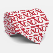 Motif Valentines de la Cravate rouge XOXO Heart Ar (Roulé)