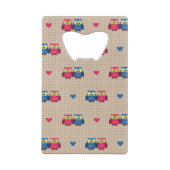 Motif vérifié avec des hiboux d'amour (Dos)