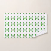 Motif vert (Serviette à main)