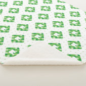 Motif vert de dent de plaid (3/4)