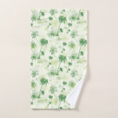 Motif vert de palmier (Serviette à main)