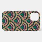 motif vert en forme de coque (Verso (horizontal))