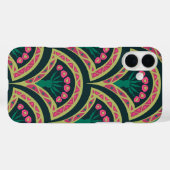 motif vert en forme de coque (Verso (horizontal))