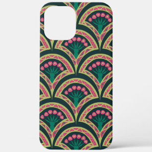 motif vert en forme de coque