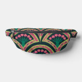 motif vert en forme de coque (Poser)