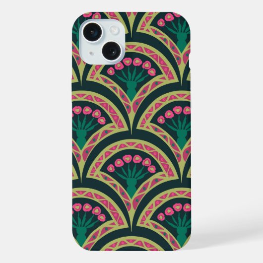 motif vert en forme de coquillage (Verso)