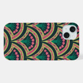 motif vert en forme de coquillage (Verso Horizontal)