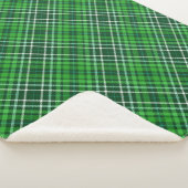 Motif vert-foncé et de Forest Green de plaid (3/4)
