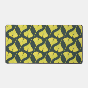 Motif vert Ginkgo Leaf - Design botanique lumineux