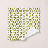 Motif Vert Olive (Gant de toilette)