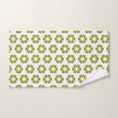 Motif Vert Olive (Serviette à main)