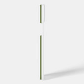 Motif vert olive et blanc cinq bandes (Côté droit)