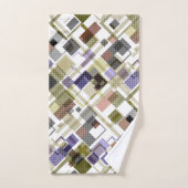 Motif vert pâle en tartan sans à damiers (Serviette à main)