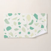 Motif vert terrazzo (Serviette à main)