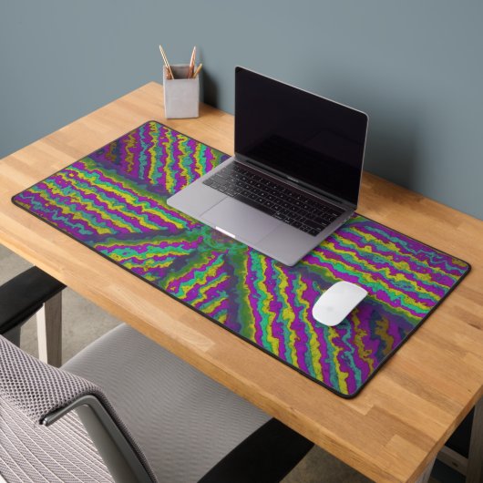 Motif vibrant à rayures radiales (Bureau 2)