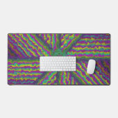 Motif vibrant à rayures radiales (Clavier et souris)