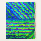 Motif vibrant à rayures radiales (Dos)