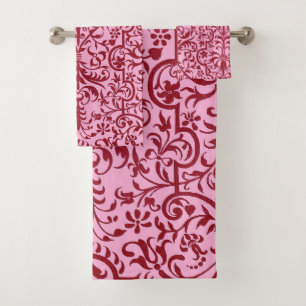 Motif victorien rose