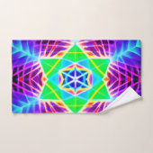 Motif vif coloré (Serviette à main)