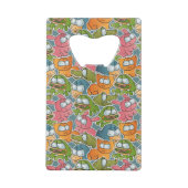 Motif vintage avec des animaux de bande dessinée (Dos)