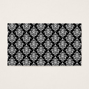 Motif vintage blanc noir 1 de damassé