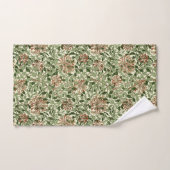 Motif vintage de chèvrefeuille de William Morris (Serviette à main)