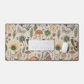 Motif vintage de fleurs champignons et papillon (Clavier et souris)