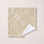 Motif vintage de pêche Florale Boho (Gant de toilette)