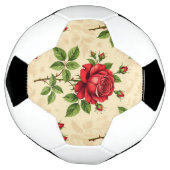Motif vintage de rose rouge (Tourné)
