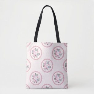 motif vintage de sac à dos en petites fleurs. Mill