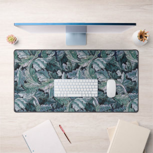 Motif vintage feuille d'acanthe bleue de William M