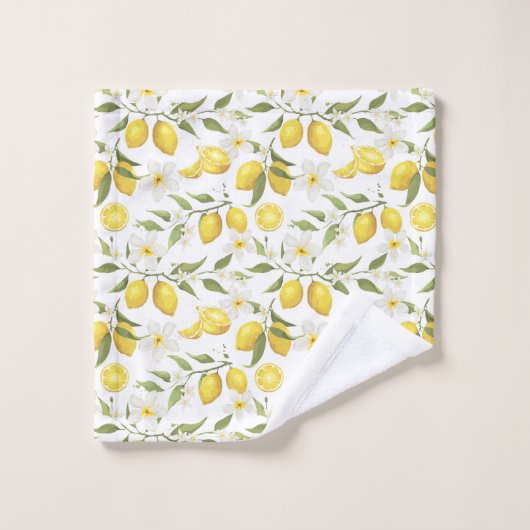 Motif vintage Lemon Tree (Gant de toilette)