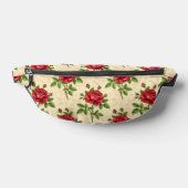 Motif vintage rose rouge (Poser)