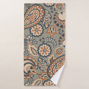 Motif vintage sans couture Paisley. Arrière-groupe
