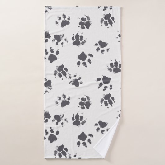 motif vintage sans soudure avec empreintes de patt (Serviette de bain)