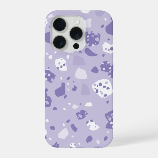 Motif violet abstrait minimal (Verso)