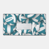 motif volley-ball turquoise avec accent net (Clavier et souris)