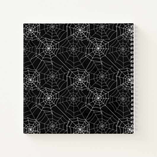 Motif Web Halloween Spider | Carnet (Dos)