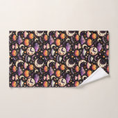 Motif Whimsical Halloween Night Sky (Serviette à main)