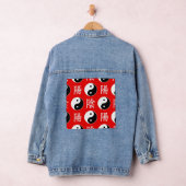 Motif Yin Yang chinois rouge (Hangar)