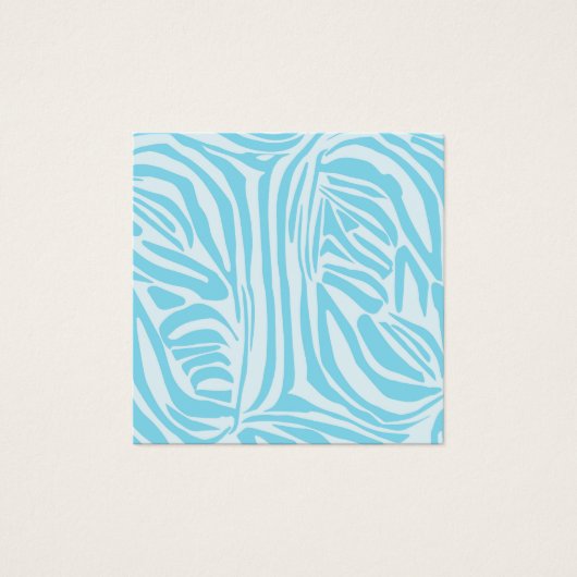 Motif Zèbre Bleu (Devant)