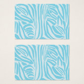 Motif Zèbre Bleu (Devant & derrière)