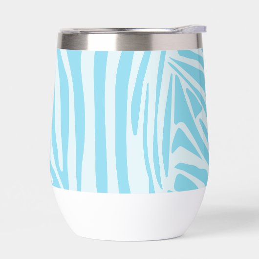Motif Zèbre Bleu (Gauche)