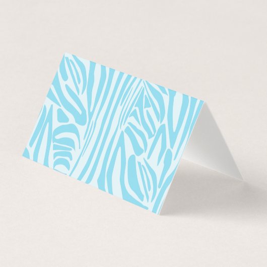 Motif Zèbre Bleu (Front)