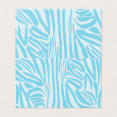 Motif Zèbre Bleu (Outside Unfolded)
