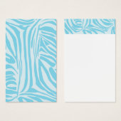 Motif Zèbre Bleu (Devant & derrière)