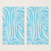 Motif Zèbre Bleu (Devant & derrière)