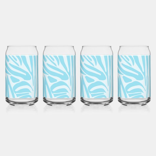 Motif Zèbre Bleu (Recto)