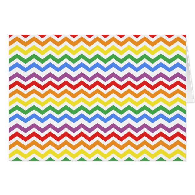 Motif ZigZag Arc-en-Ciel (Devant horizontal)